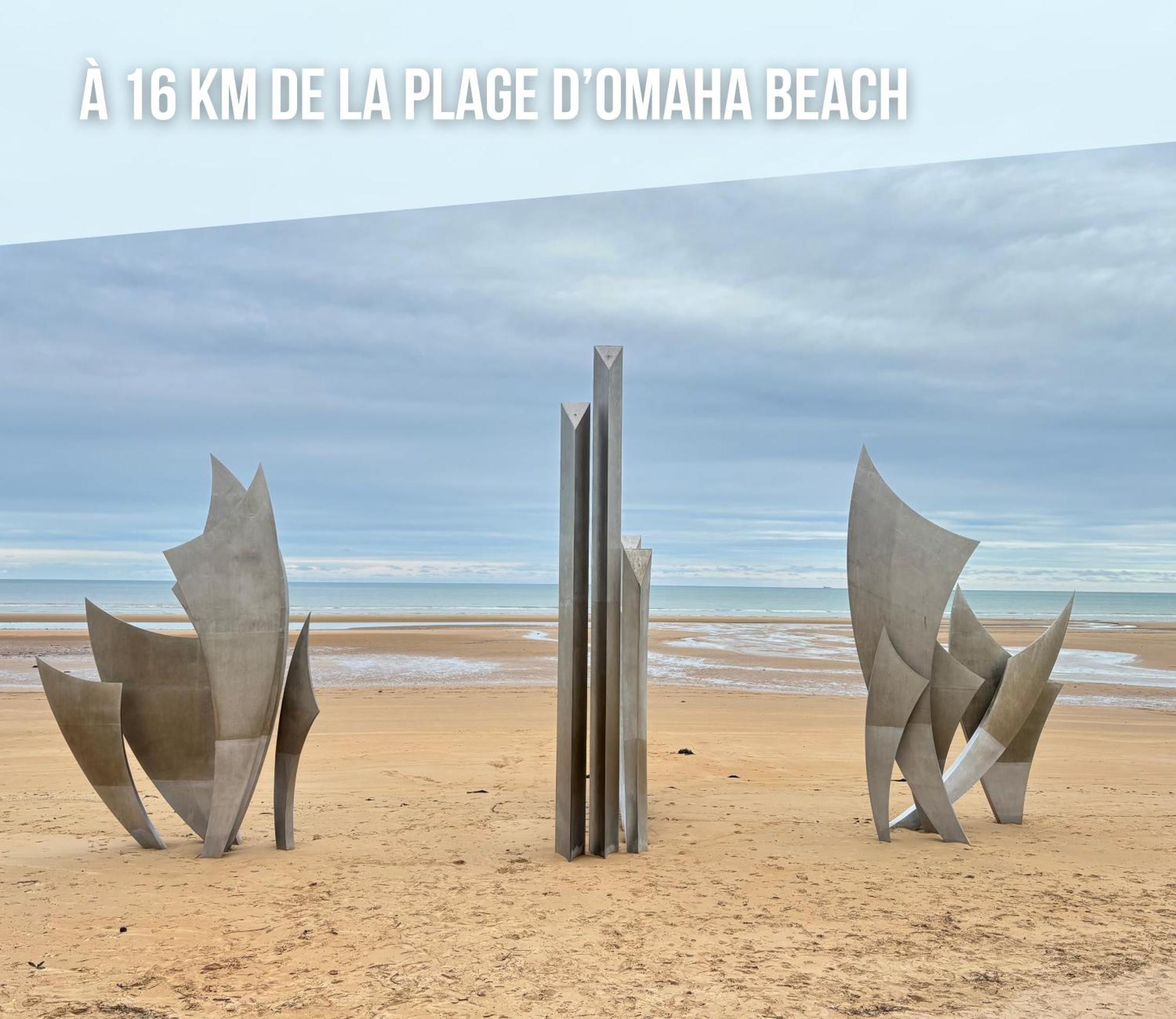 Apartment Nid De Pie Grand Duplex Lumineux Cadre Verdoyant Calme A 5 Mn De La Pres Port En Bessin, Bayeux, Omaha Beach,